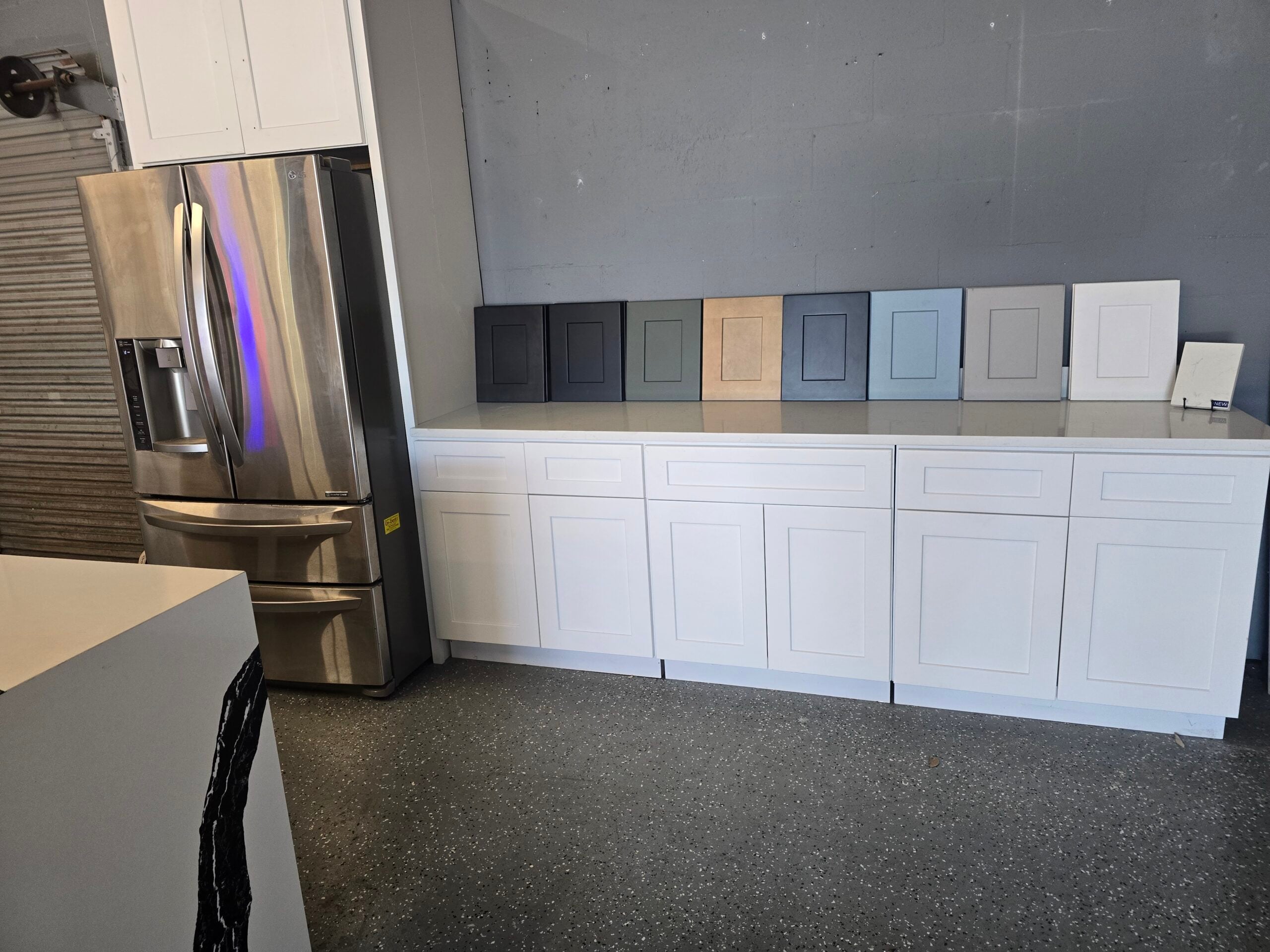 kitchen cabinet door styles and finishes on display in Port St. Lucie FL